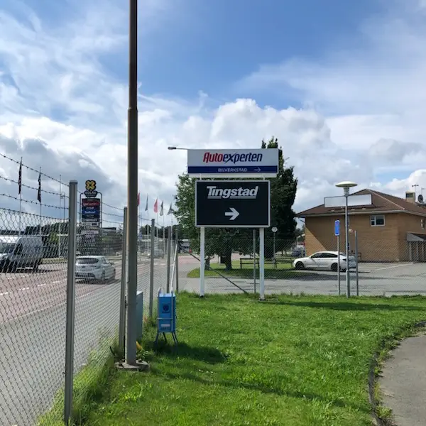 Skyltemn och vägvisaren hittar du i Jönköping